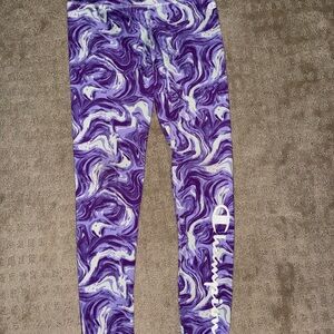 Champion Kids' Purple Marble Leggings